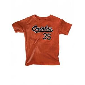 MLB - Baltimore Orioles Adley Rutschman #35 Orange T-Shirt - Youth S (6-7) EUC